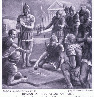 Roman appreciation of art by Norman Prescott Davies